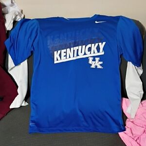 Nike Kids Blue Kentucky Long Sleeve Tee
